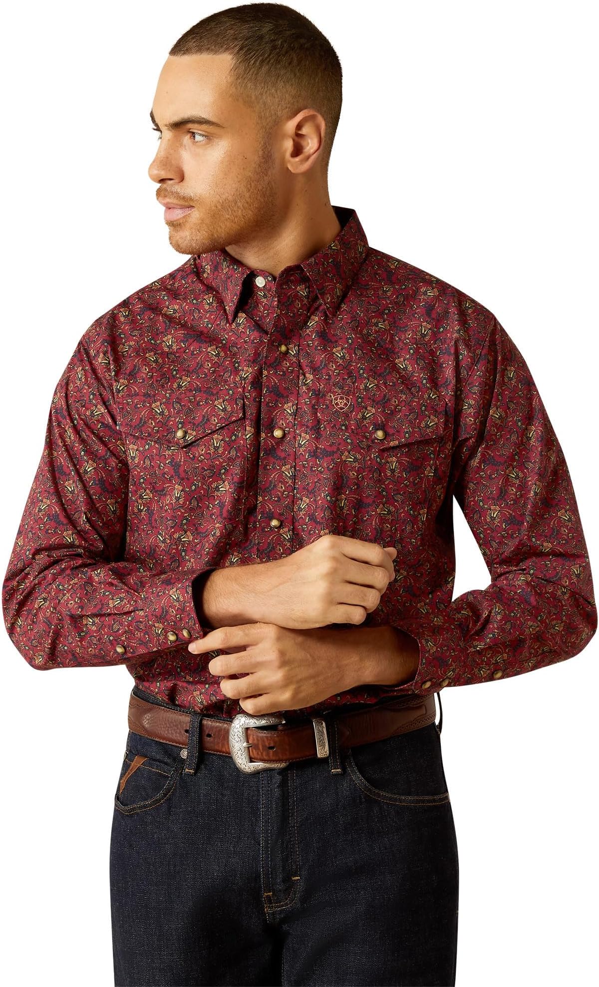 

Рубашка Ariat Samson Classic Fit Shirt, цвет Dark Red
