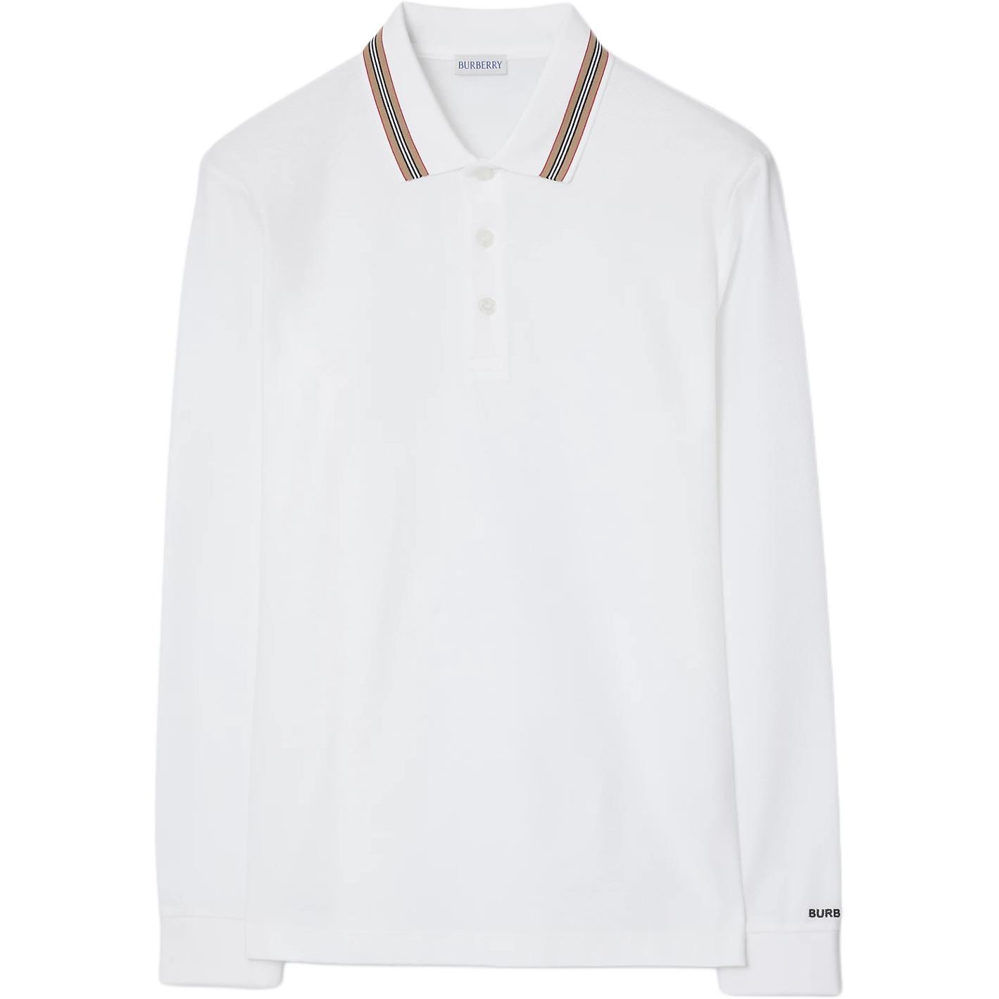 

Белая поло для мужчин Burberry, белый