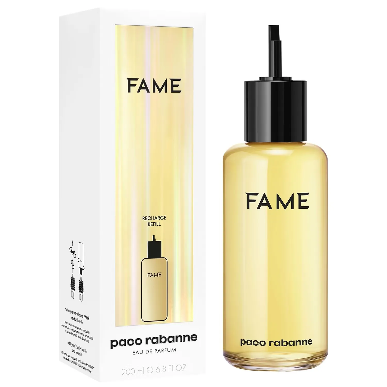 Парфюмерная вода Rabanne Fame Refill, 200 мл — фото 2