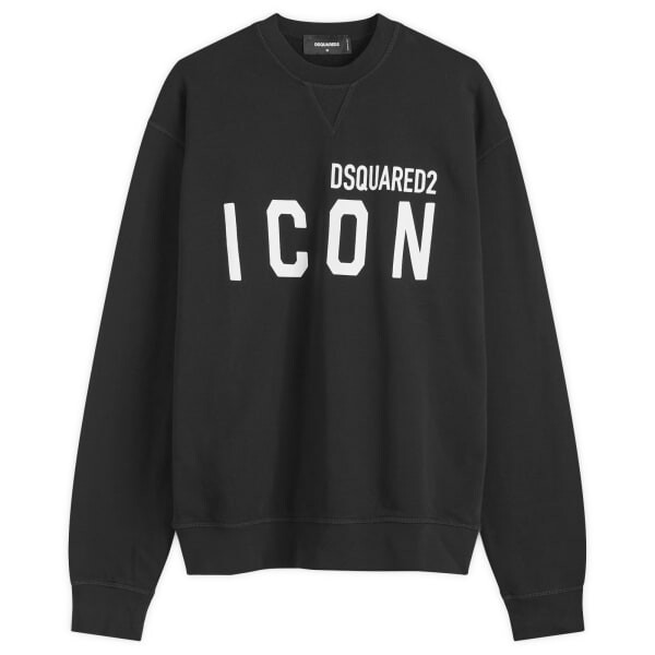 

Толстовка Icon Crew Dsquared2, черный