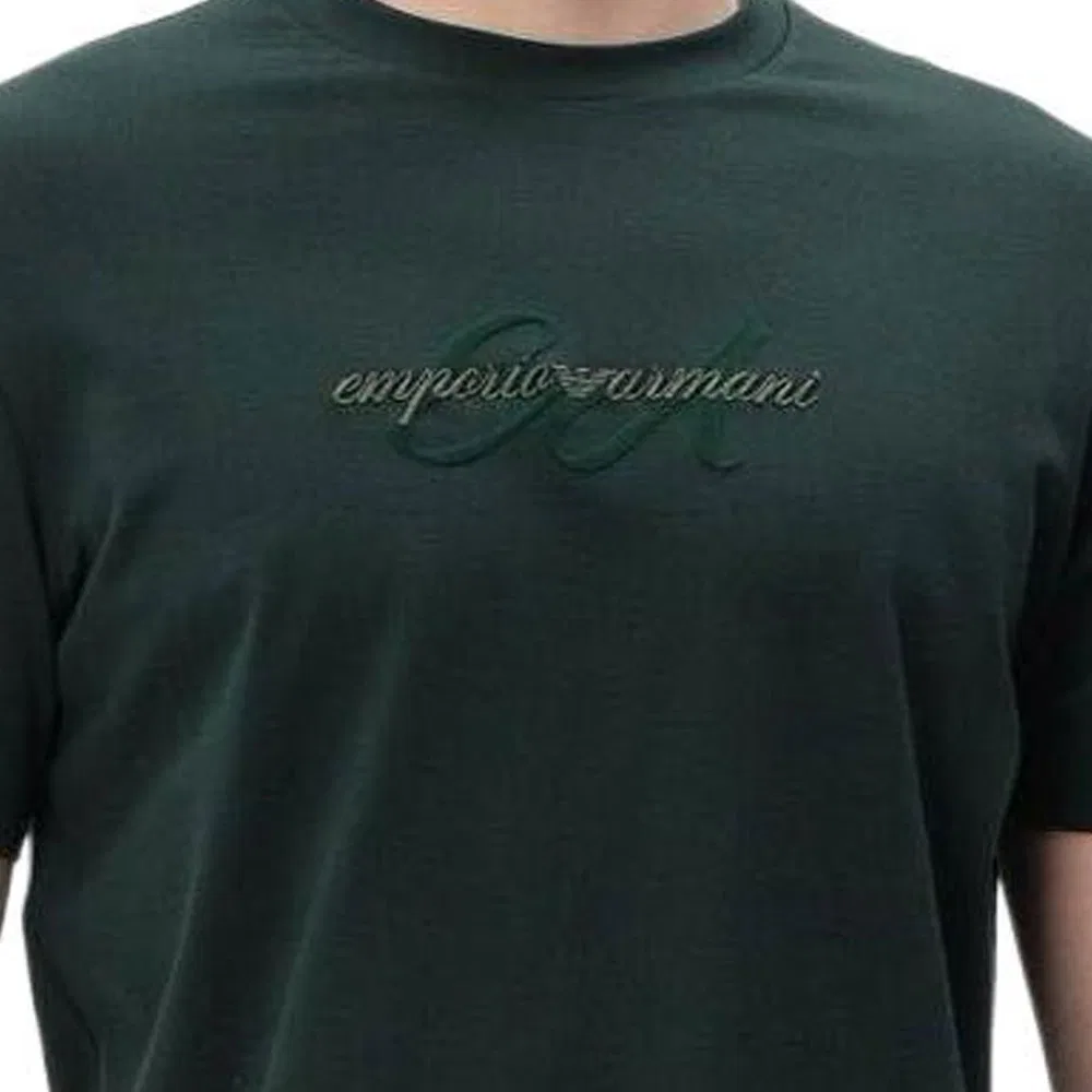 Футболка мужская Green EMPORIO ARMANI — фото 4