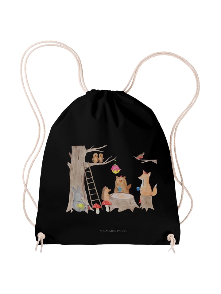 

Сумка для пикника с изображением животных Шварцвальда без надписи Mr. & Mrs. Panda, черный