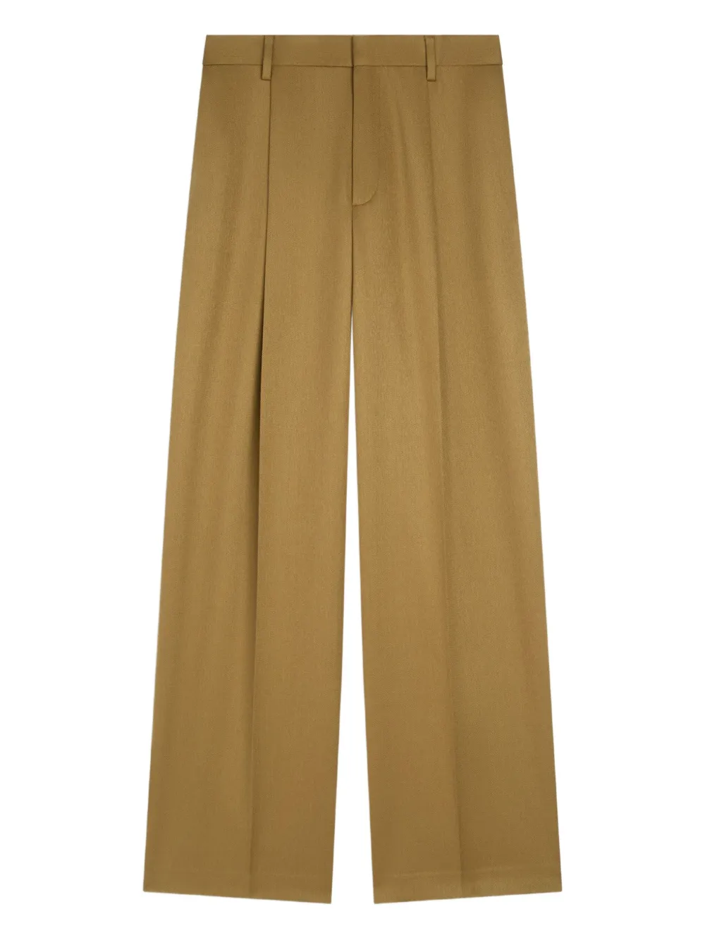 

Шерстяные брюки со складками DRIES VAN NOTEN, нейтральный