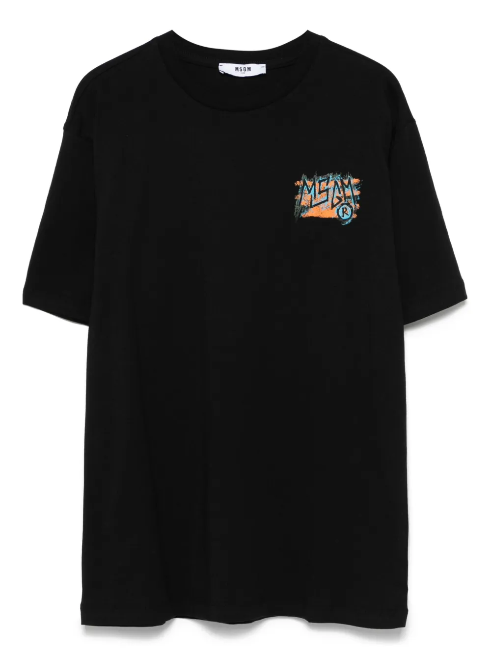 

Футболка с логотипом MSGM Kids, черный