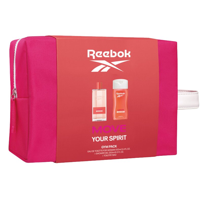 

Женский набор Reebok Move Your Spirit, туалетная вода + гель для душа