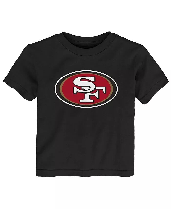 

Черная футболка с логотипом San Francisco 49ers Primary для мальчиков и девочек Outerstuff