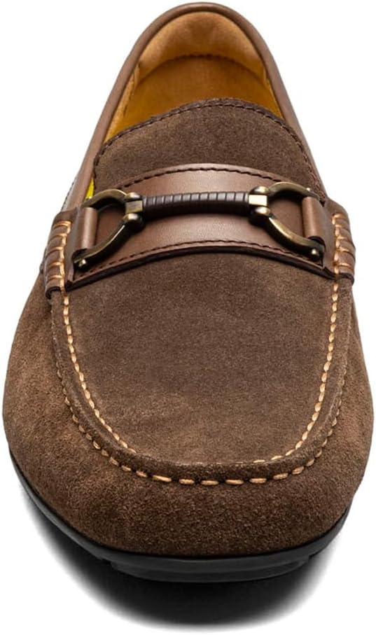 Мужские слипоны Florsheim Motor Moc Toe Bit Driver, коричневый — фото 3