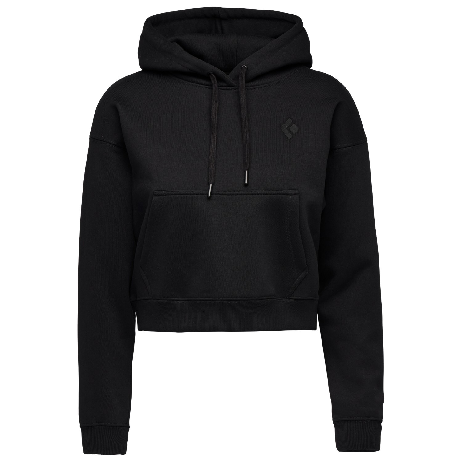 

Толстовка с капюшоном Black Diamond Women's Crop Pullover Hoody, черный