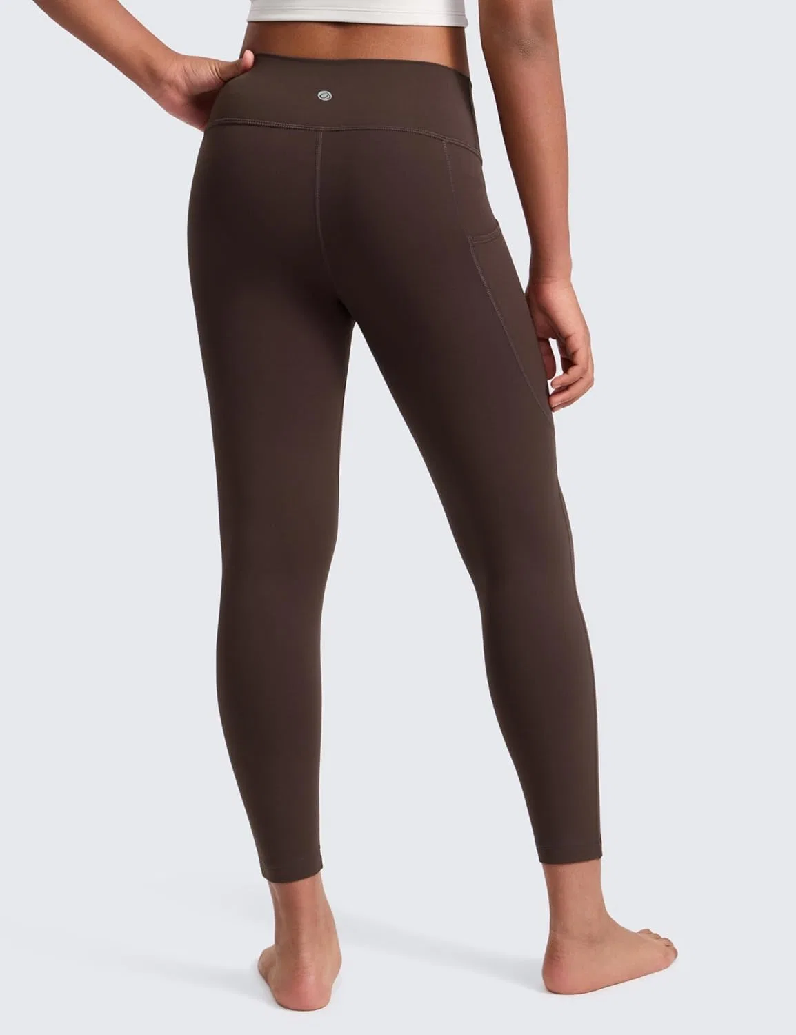 Леггинсы для девочек CRZ YOGA Butterluxe с карманами, Hot Fudge Brown — фото 2