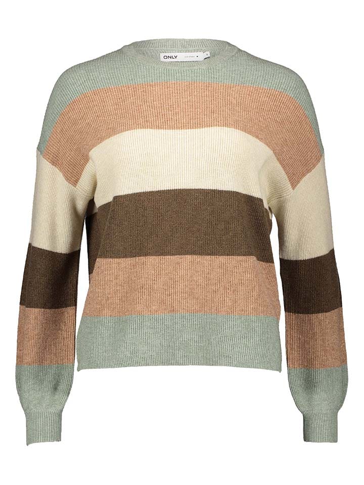 

Пуловер ONLY Pullover, цвет Camel/Mint