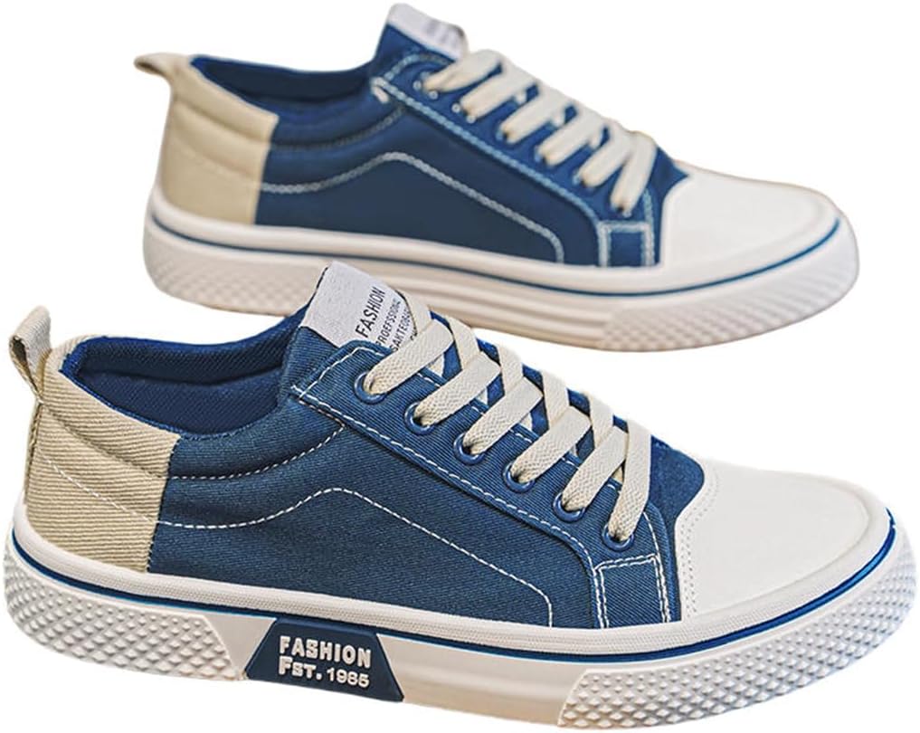 

Мужские слипоны из канвы Swzec, синий