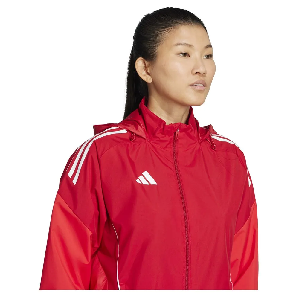 Куртка adidas Tiro 25 Competition All Weather, красный — фото 4