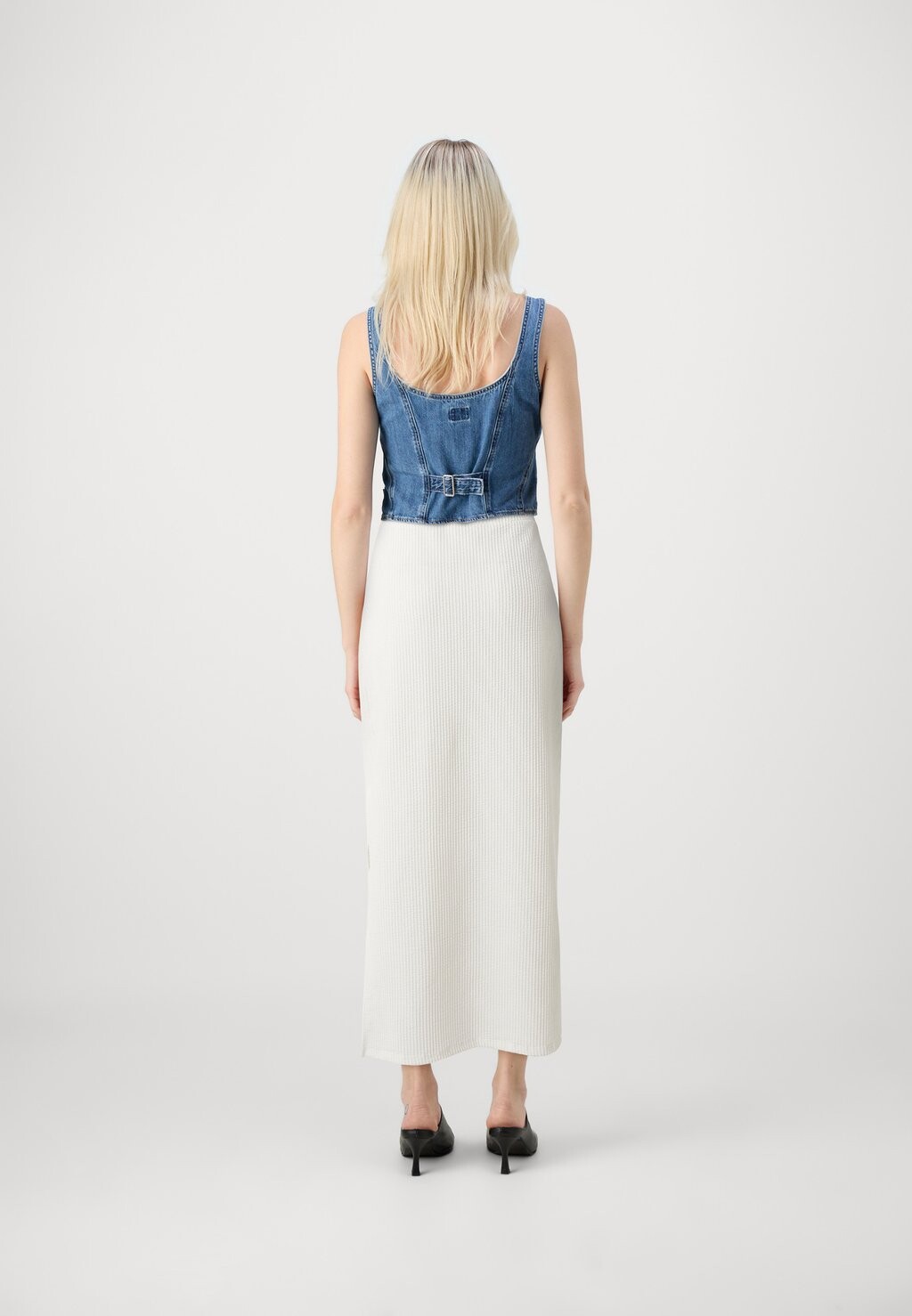 

Юбка-карандаш Onlkino Midi Skirt ONLY, ярко-белая