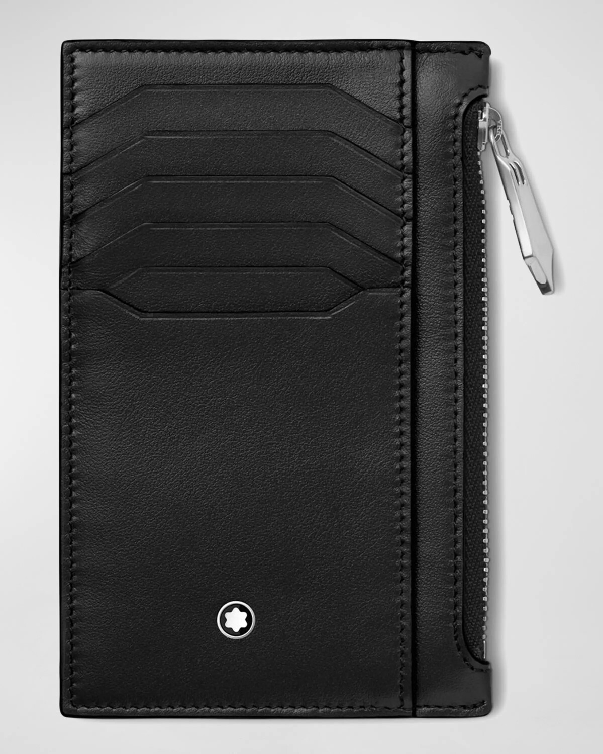 

Мужской кожаный кошелек Meisterstück с карманом для карт на молнии Montblanc, цвет Black