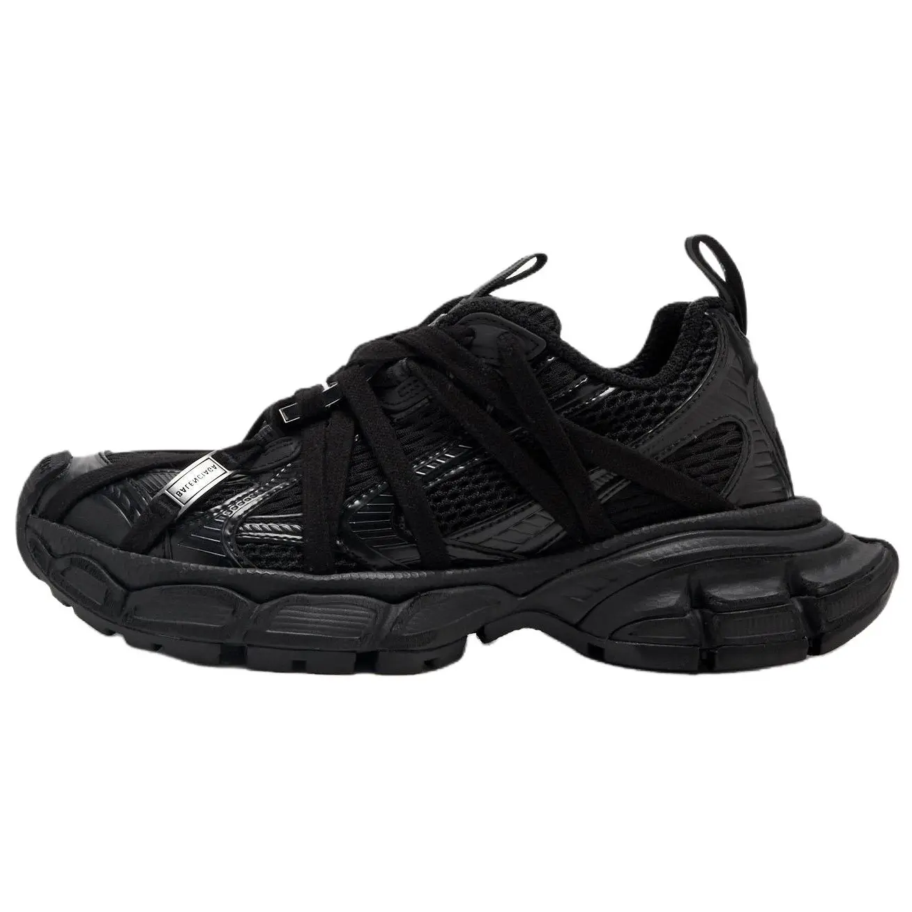 Balenciaga Женские низкие кроссовки 3XL Chunky, черные