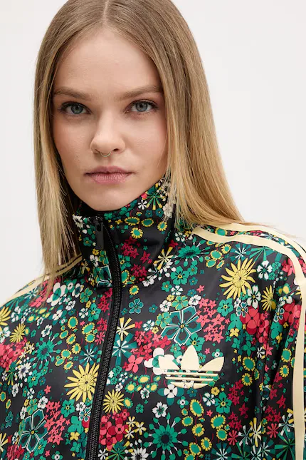 Толстовка на молнии с принтом Firebird Adidas Originals, черный — фото 4