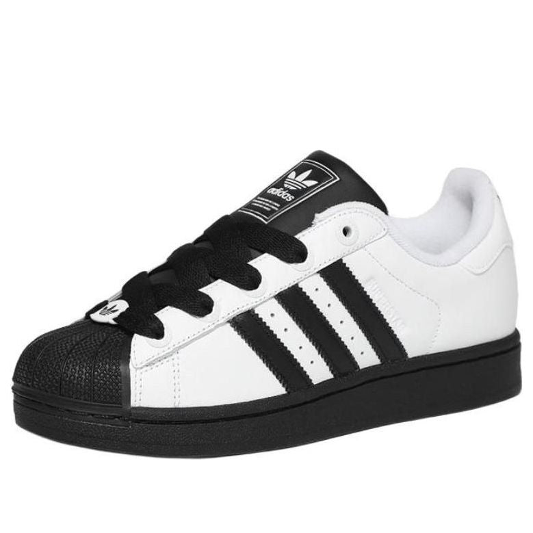 Кроссовки (GS) adidas Superstar II 'White Black White', белый — фото 3
