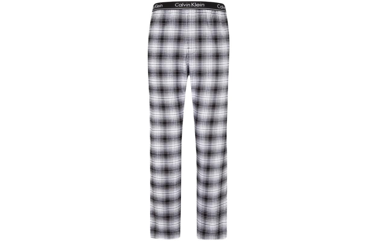 

Пижамные брюки CALVIN KLEIN мужские, черно-белая клетка