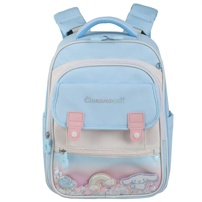 

Sanrio Полиэстеровый рюкзак школьный, Light blue cinnamon dog