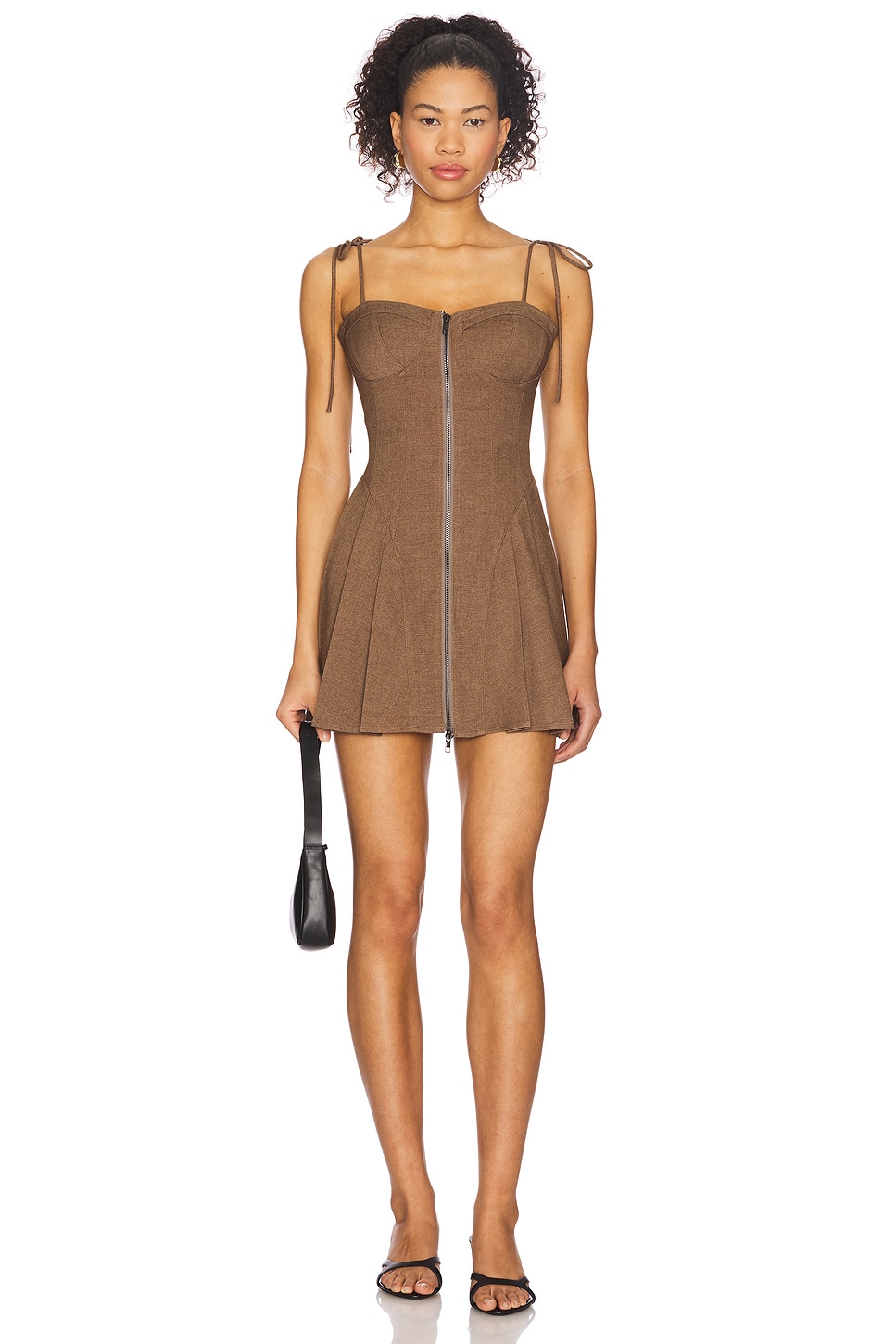 

Мини-платье Elanor Superdown, brown