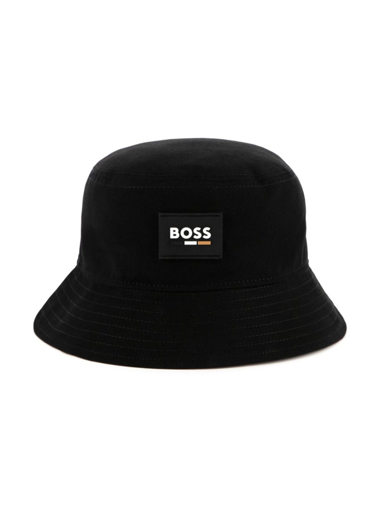 

BOSS Kidswear панама с нашивкой-логотипом, черный