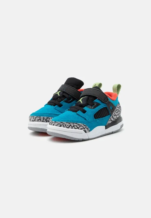 Кроссовки Spizike Jordan, нео-бирюзовый/ярко-зеленый/светло-малиновый/космическая фуксия/небесно-бирюзовый/цементно-серый — фото 4