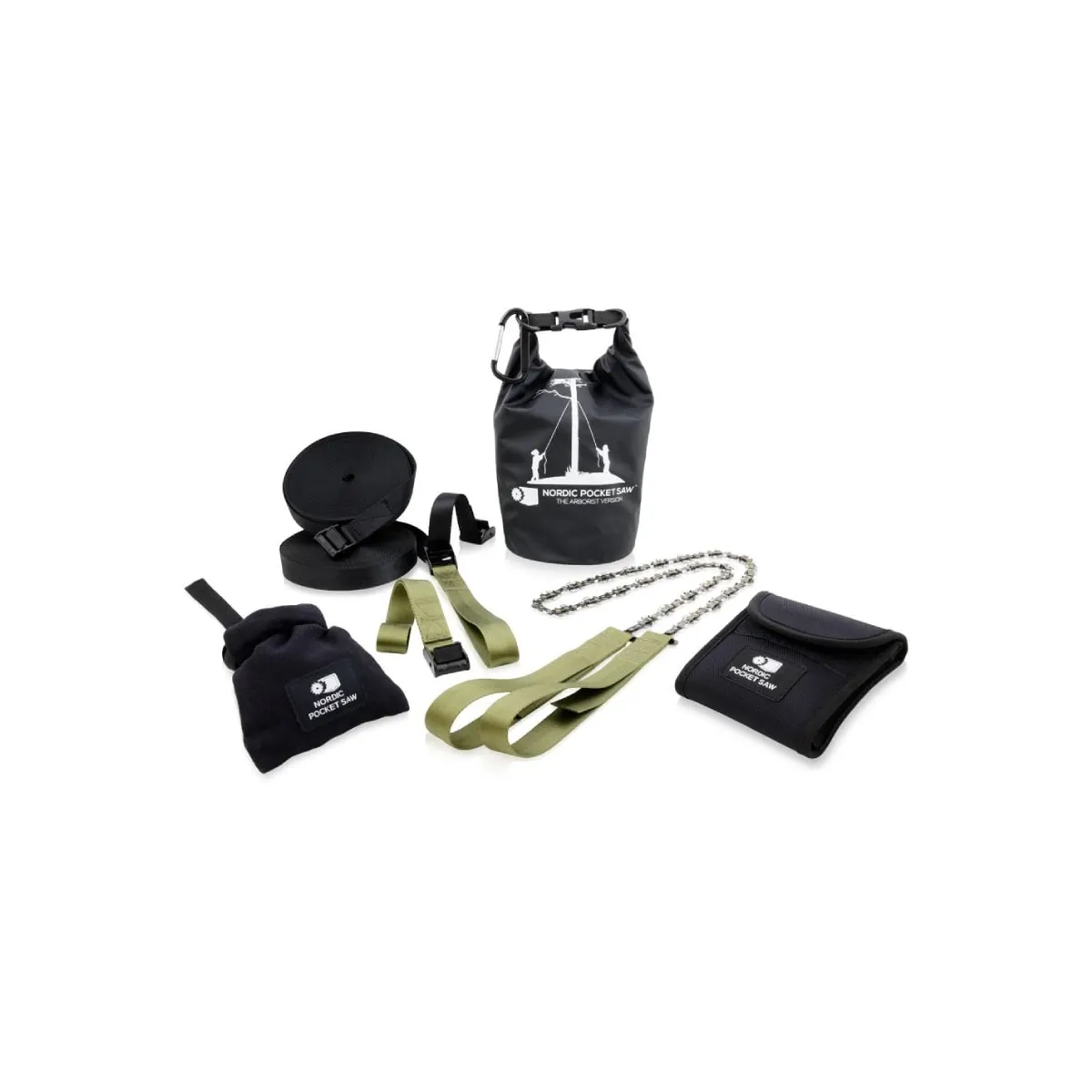 

Sierra Arborist Цепь 83 см Нордическая карманная пила Nordic Pocket Saw, зеленый