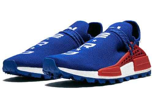 Adidas NMD Hu Pharrell X Nerd Blue — фото 3