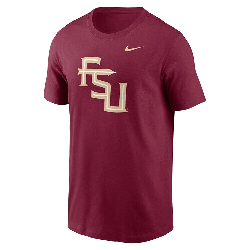 Мужская футболка с альтернативным логотипом Nike Garnet Florida State Seminoles Primetime Evergreen, цвет Fsu Red — фото 3