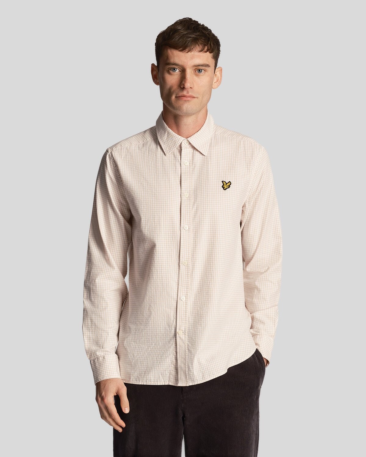 

Рубашка в клетку shepherd Lyle & Scott, коричневый