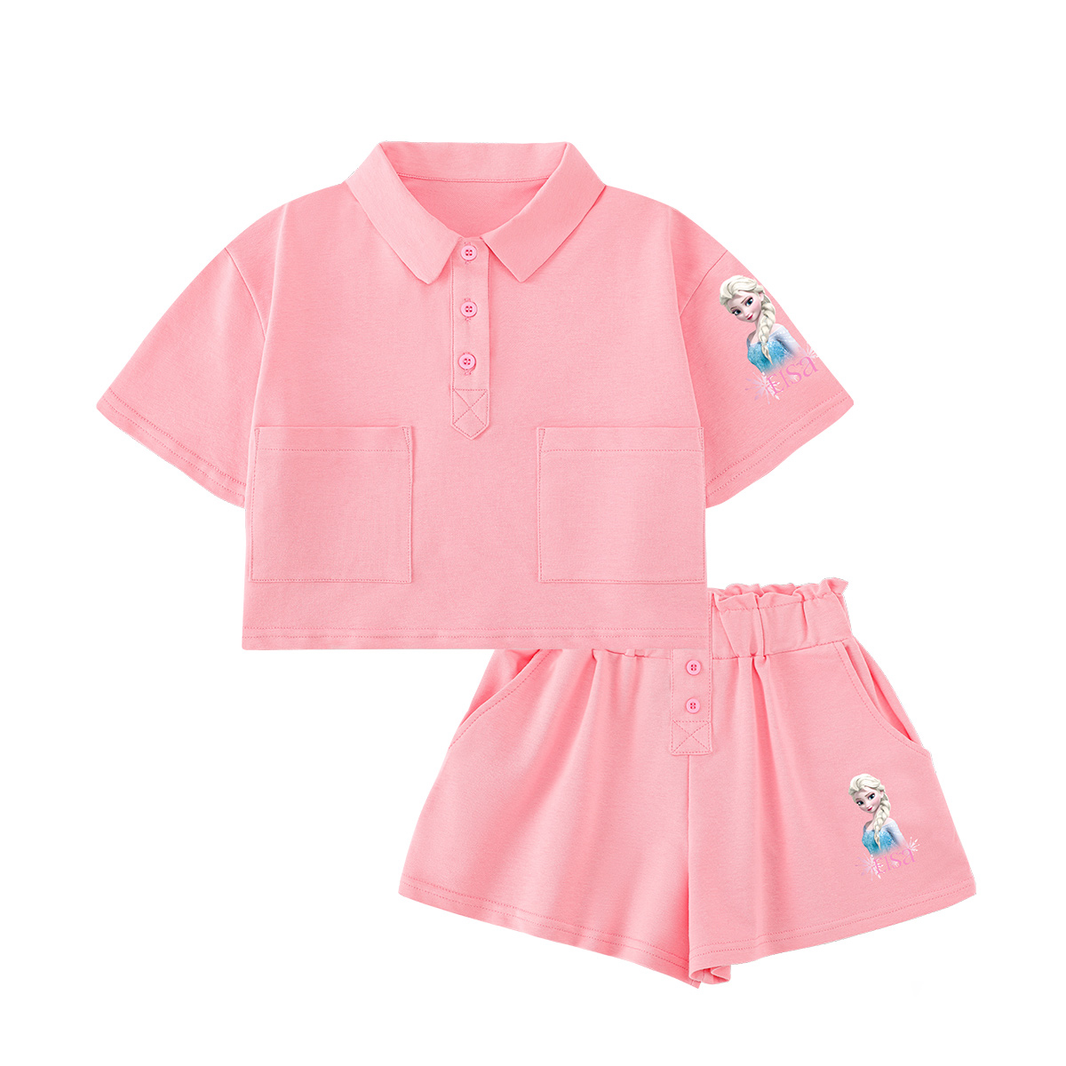 

Disney Повседневный спортивный костюм розовый для детей 3-7 лет