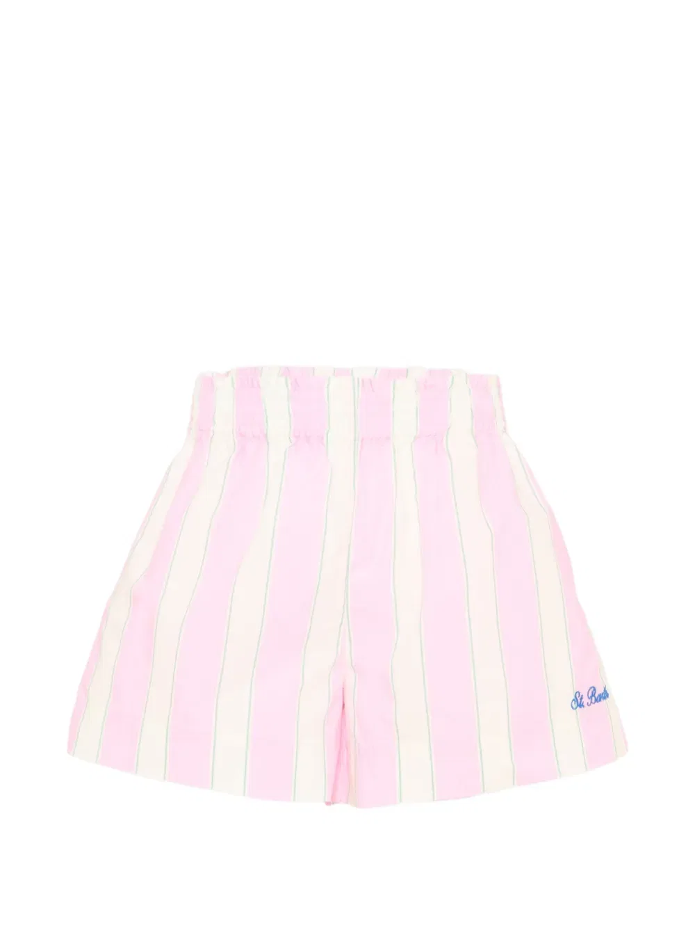 Полосатые шорты Mc2 Saint Barth Kids, розовый