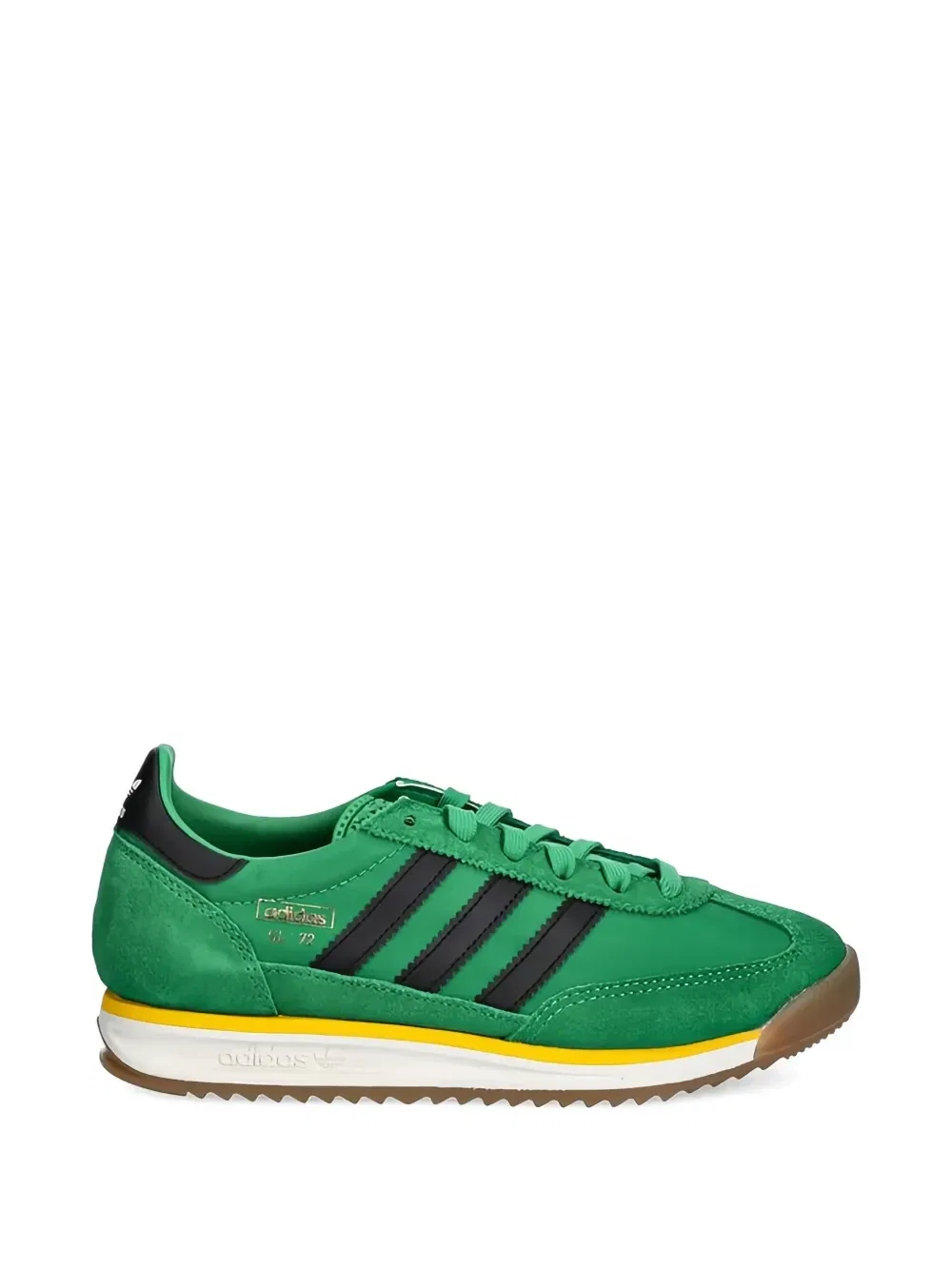 Кроссовки на шнуровке SL 72 RS Adidas Kids, зеленый — фото 2