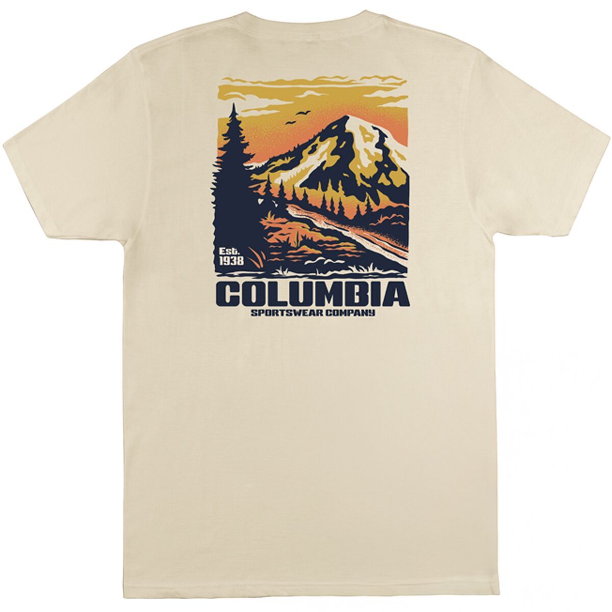 

Футболка с коротким рукавом Cenat Columbia, цвет chalk