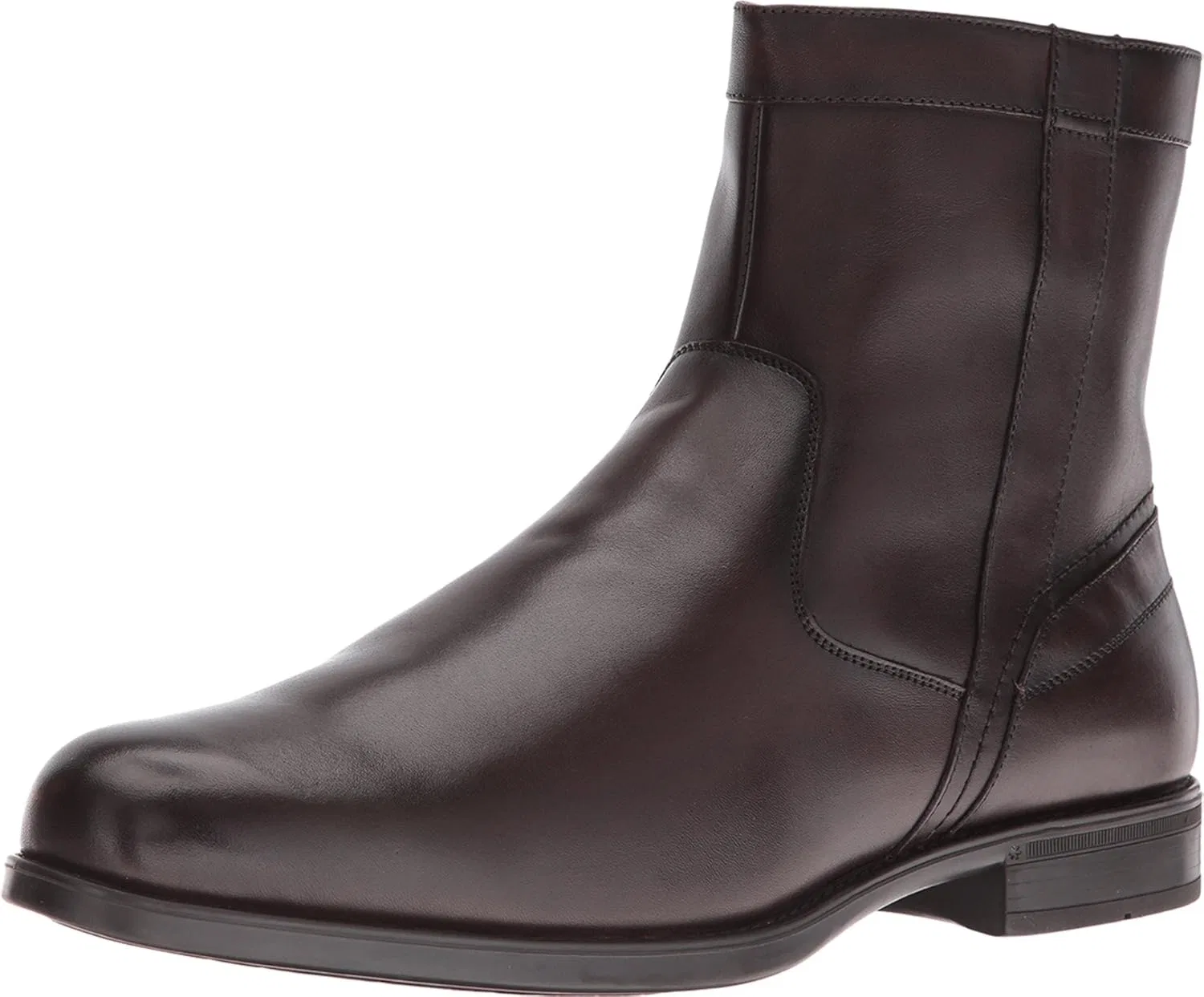 Мужские модные ботинки Florsheim Medfield с гладким носком и застежкой-молнией, Brown