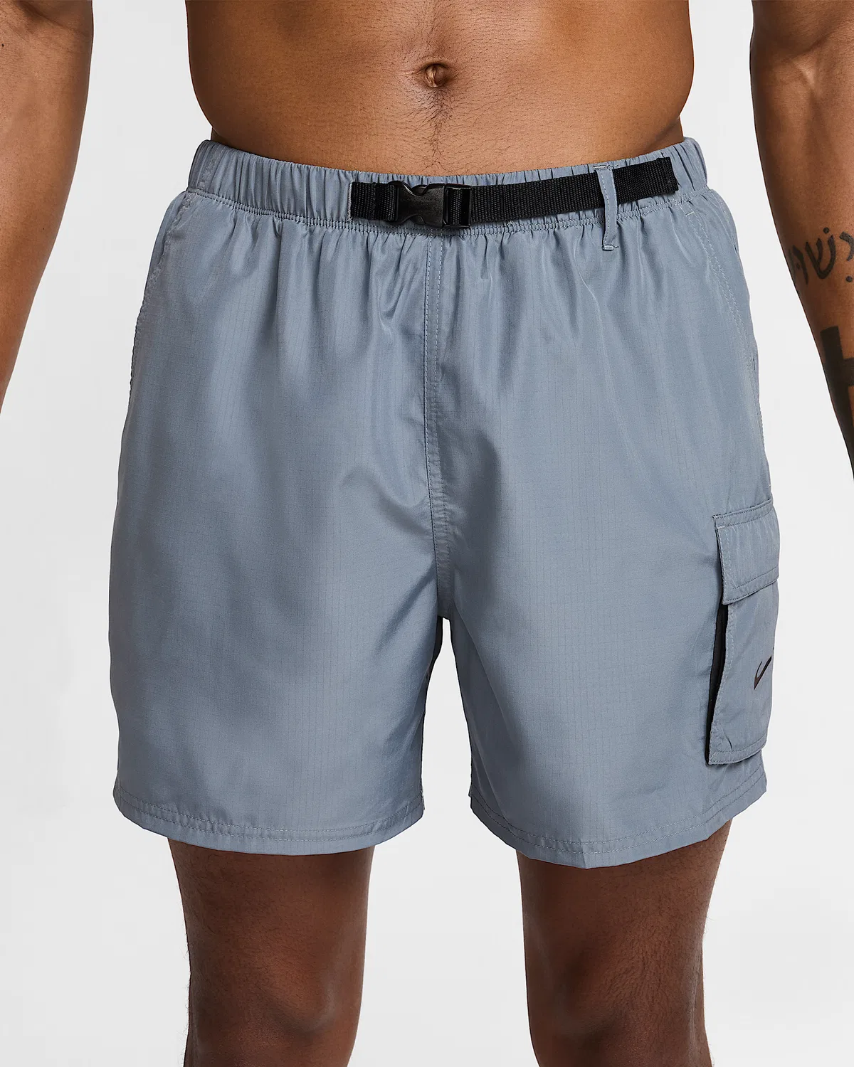 Мужские плавательные шорты Nike Swim Voyage 5" с подкладкой-бриф, Cool Grey — фото 2