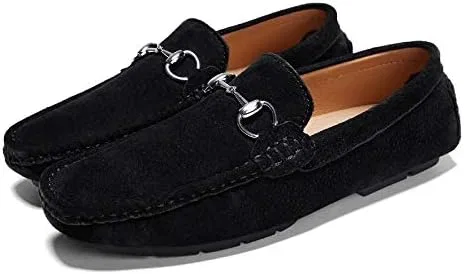 Мокасины мужские Classic Comfortable Lightweight Moccasin Driving Shoes, черный TEDALIHAO — фото 3