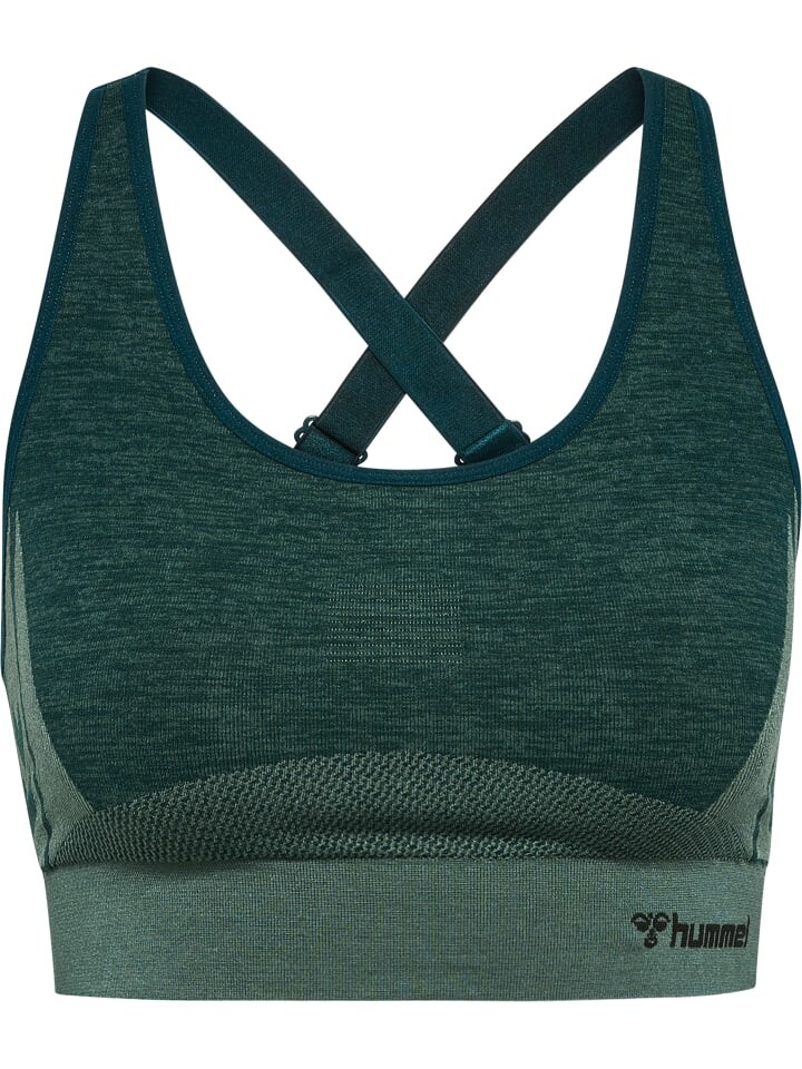 

Топ Hummel Sports Hmlclea Yoga Damen, цвет green gables/garden topiary me