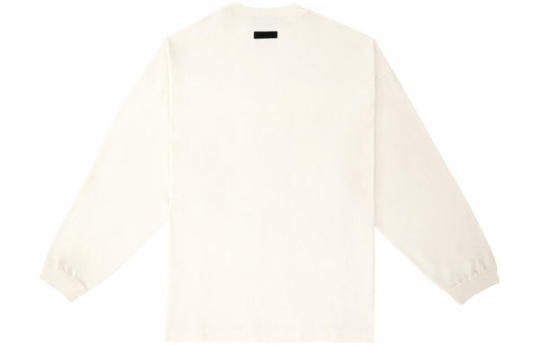 Футболка fw23 long sleeve tee 'cloud dancer' Fear Of God Essentials, белый — фото 3