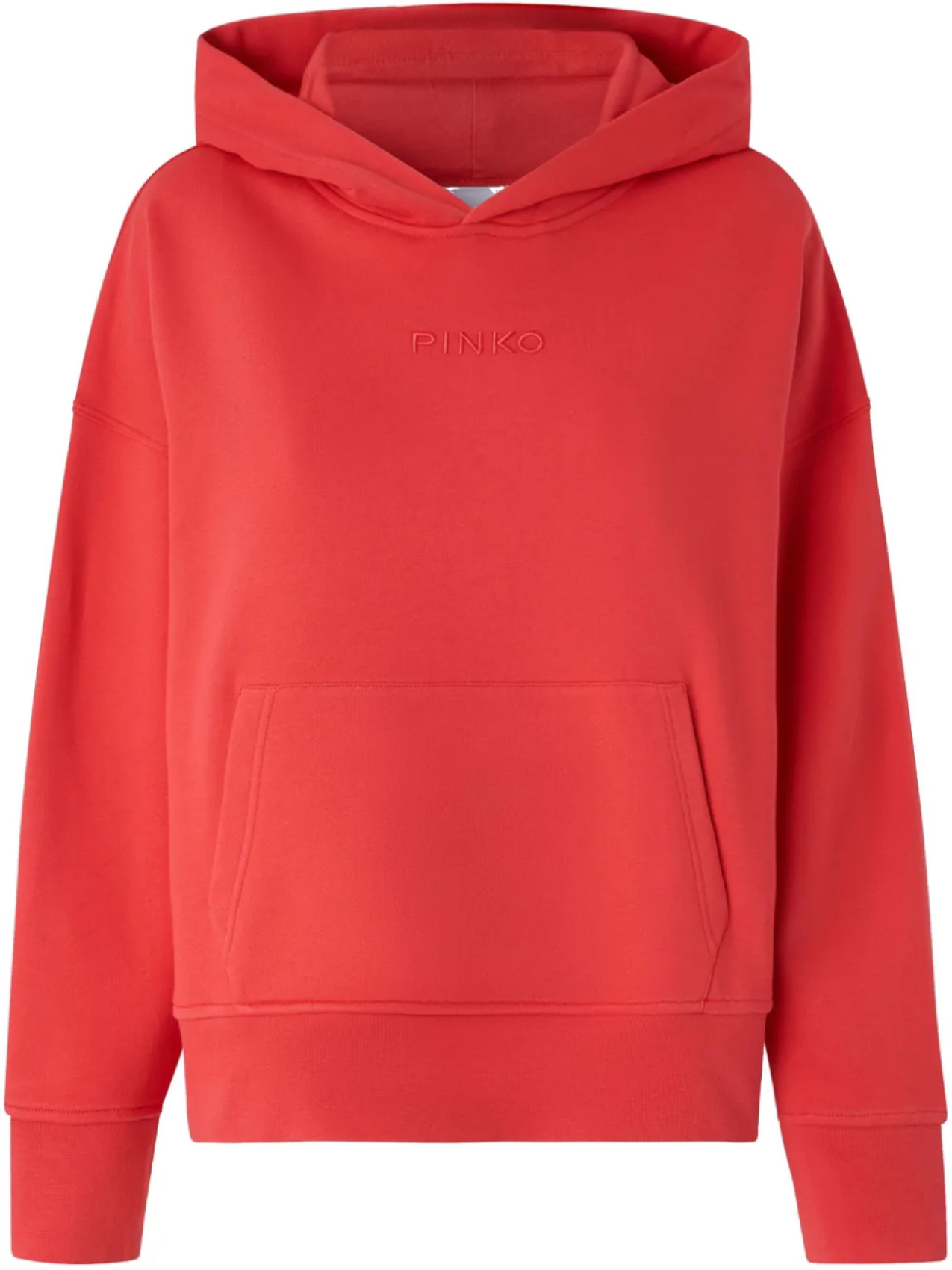 

Худи с вышитым логотипом PINKO, красный