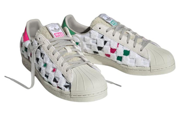 Кроссовки оригиналы суперзвезда 80-х x хан мейлин Adidas, белый — фото 3