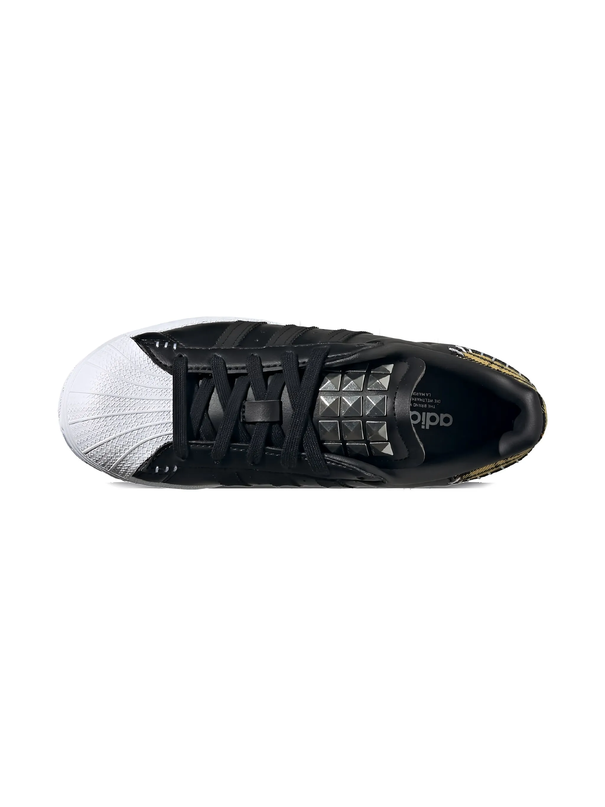 Кроссовки Superstar Punk Adidas Kids, черный — фото 3