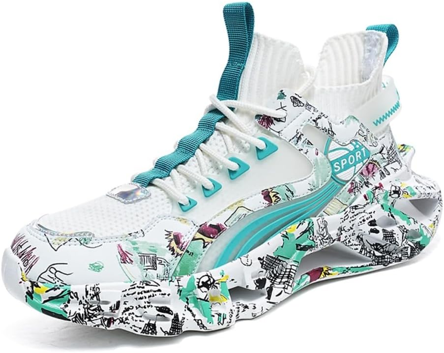 

Баскетбольные кроссовки 2023 года, модная обувь, мужская обувь для активного отдыха, кроссовки для бега, спортивная обувь, мужская тренировочная обувь, кроссовки Molig, Cyan