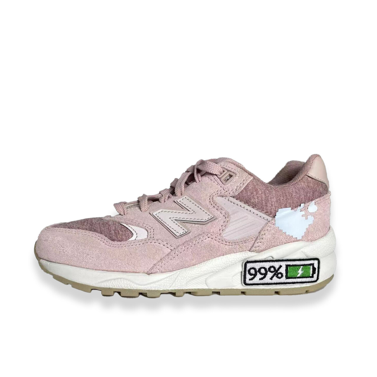 

Кроссовки женские NB 580 с низким верхом розовые/белые New Balance
