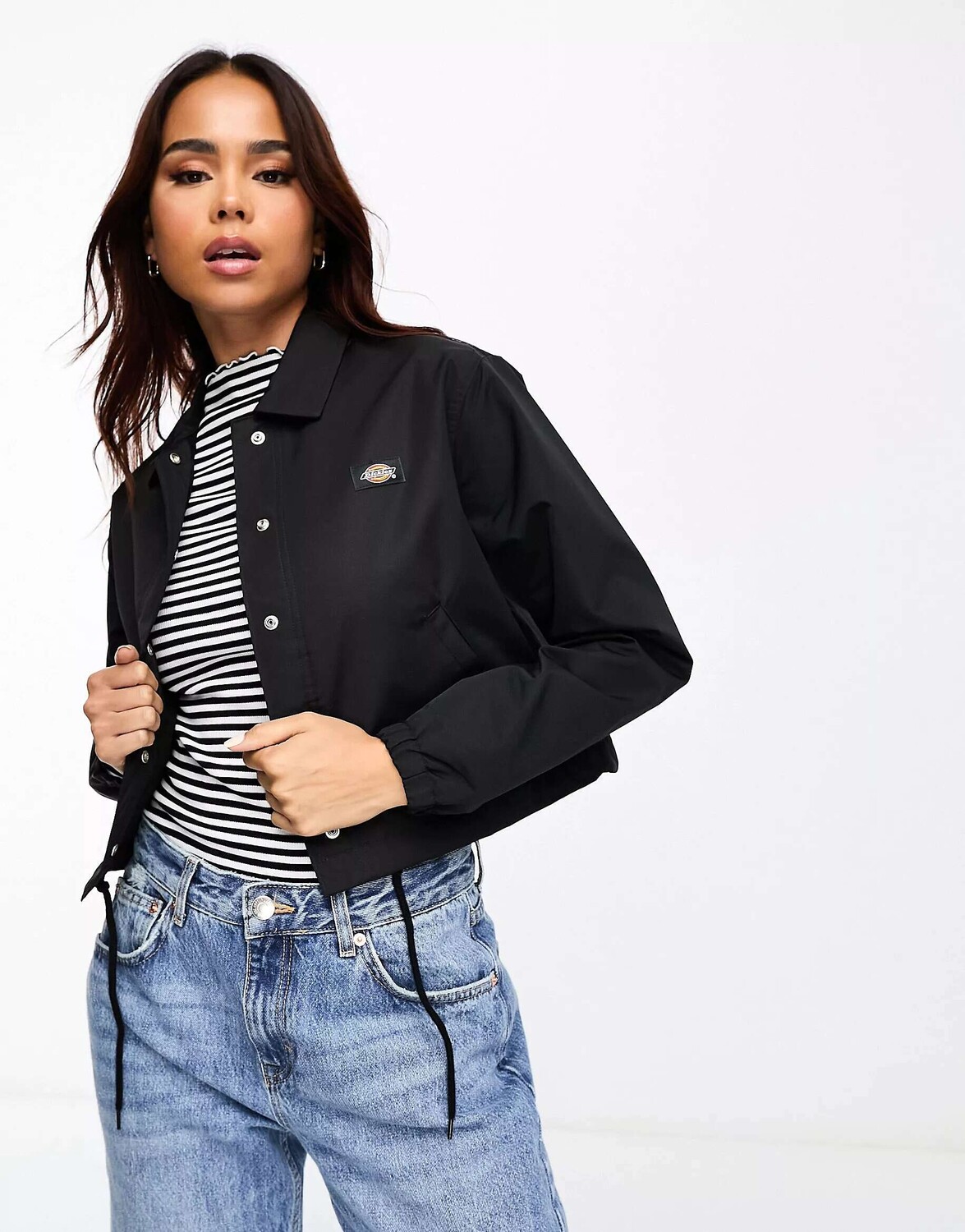

Черная укороченная куртка Dickies дубовый порт, Черный, Черная укороченная куртка Dickies дубовый порт