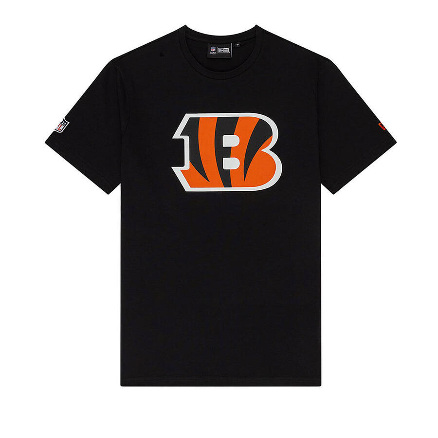 

Футболка New Era Men's NFL Cincinnati Bengals с логотипом, черная, размер S