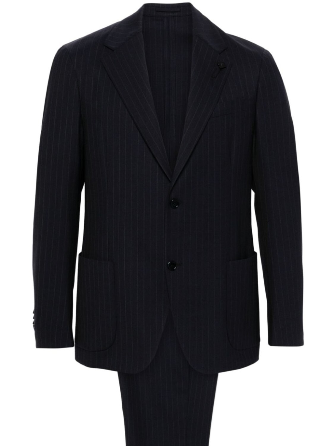 

Lardini костюм в тонкую полоску, синий