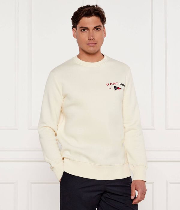 

Свитер Regular fit Gant, бежевый