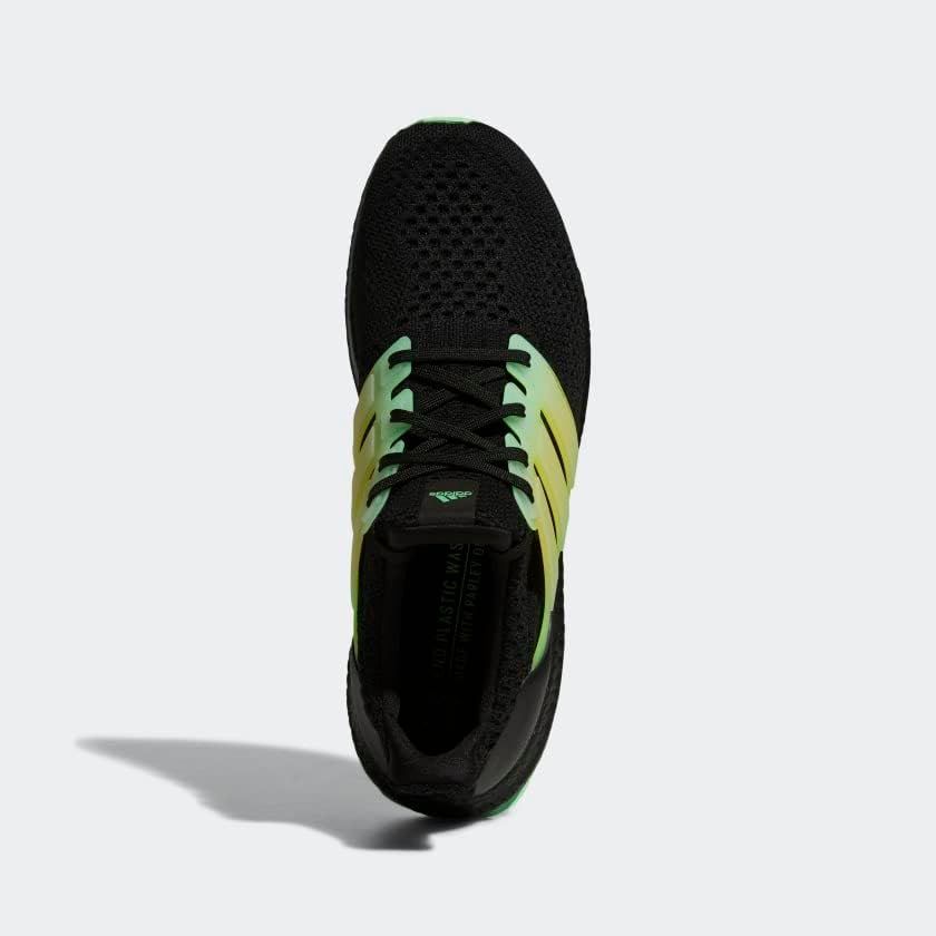 Мужские беговые кроссовки adidas Ultraboost 5.0 DNA, белый/черный/зеленый — фото 3