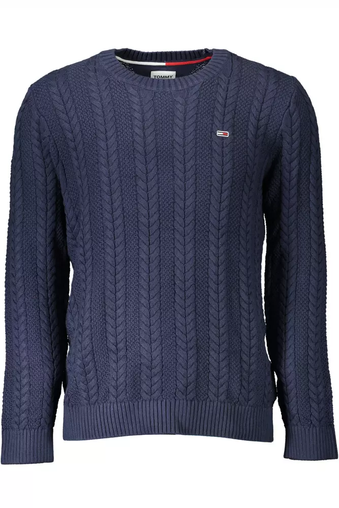 

Синяя хлопковая мужская рубашка Tommy Hilfiger